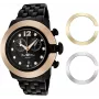 GLAM ROCK GR32183 reloj de pulsera de cuarzo suizo hombre 44 mm silicona negra