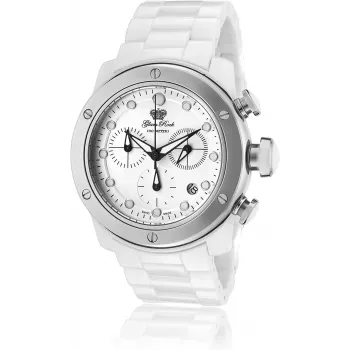 Glam Rock GR50100 Reloj de mujer de cuarzo analógico 42mm Esfera negra Correa de piel