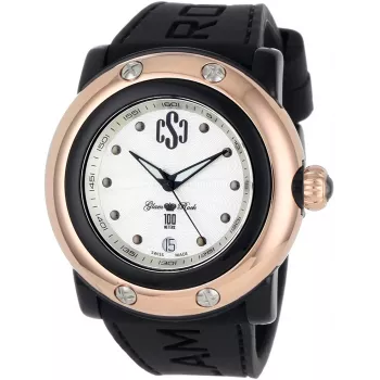 GLAM ROCK GR62019 Reloj de mujer de cerámica 46mm cuarzo suizo blanco