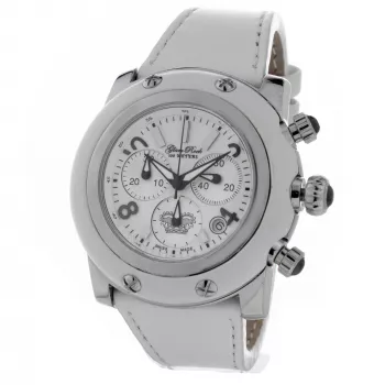GLAM ROCK Woman GR10101W 46mm reloj de cuarzo suizo silicona blanca