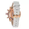 GLAM ROCK Reloj de mujer de cuarzo GR32166R 44mm Correa de silicona blanca