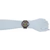 GLAM ROCK Reloj de mujer GR32018 Miami Collection 44mm Cuarzo suizo Acero inoxidable Piel Negro