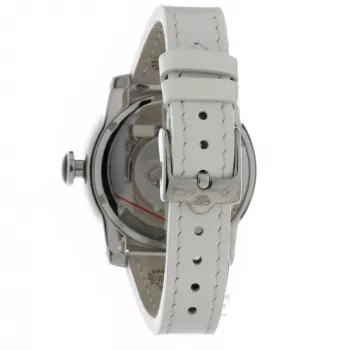 GLAM ROCK reloj mujer GR32050 44 mm cronógrafo de cuarzo suizo correa de silicona blanca
