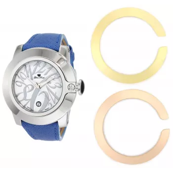 GLAM ROCK Reloj de mujer GR32080 Miami 44mm cuarzo suizo blanco silicona