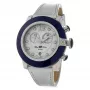 GLAM ROCK reloj de mujer de cuarzo suizo GR32116 (44mm) – acero inoxidable, correa de silicona negra