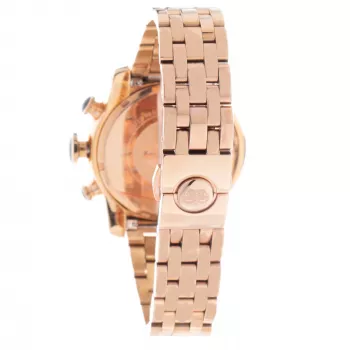GLAM ROCK Reloj de mujer GR32180 44mm Swiss Cuarzo Cronógrafo Blanco Silicona