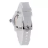 GLAM ROCK reloj para mujer GR64005 (40mm) – cuarzo suizo, bisel de cerámica blanca, correa de silicona