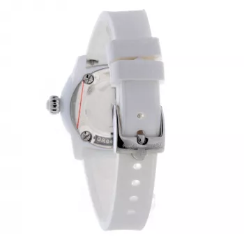 Reloj de mujer GLAM ROCK GR64005 (40mm) - Cuarzo suizo, bisel de cerámica blanca, correa de silicona