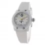 GLAM ROCK reloj para mujer GR64005 (40mm) – cuarzo suizo, bisel de cerámica blanca, correa de silicona