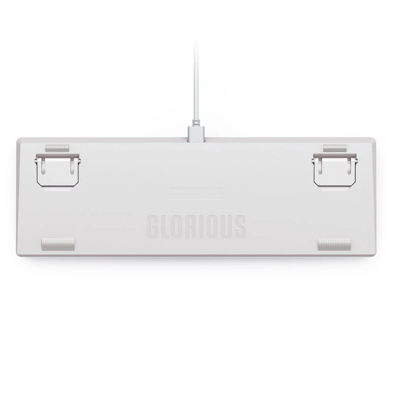 Glorious GMMK 2 Compact teclado - Fox Switches, distribución nórdica, blanco