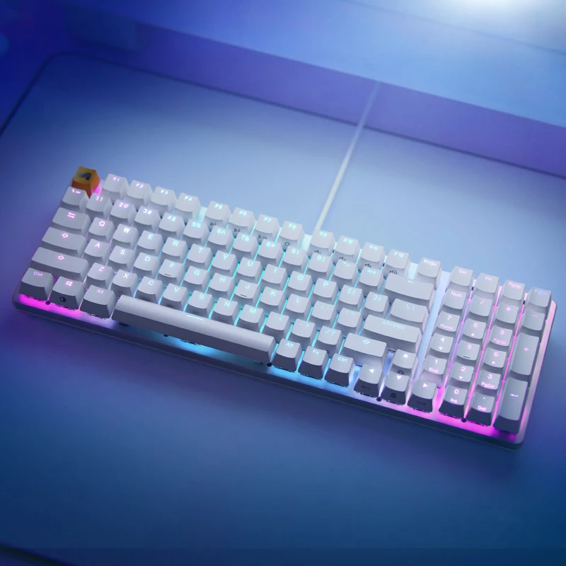 Glorious GMMK 2 Full-Size teclado - Fox Switches, distribución NO, blanco