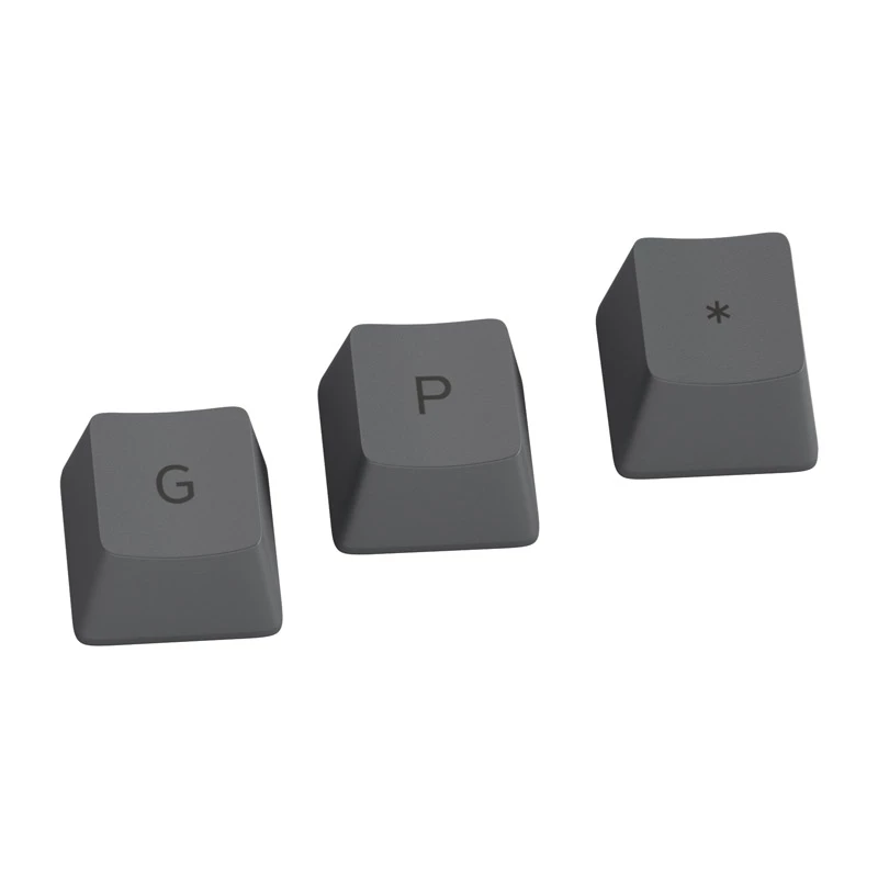 Glorious GPBT Keycaps - 115 teclas PBT, ISO, distribución ES, Black Ash