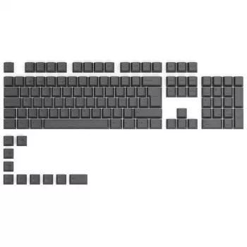 Glorious GPBT Keycaps - 115 teclas PBT, ISO, distribución ES, Black Ash