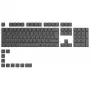 Glorious GPBT Keycaps - 115 teclas PBT, ISO, distribución ES, Black Ash