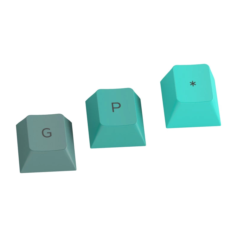 Glorious GPBT Keycaps - 115 teclas PBT, ISO, distribución ES, Rain Forest