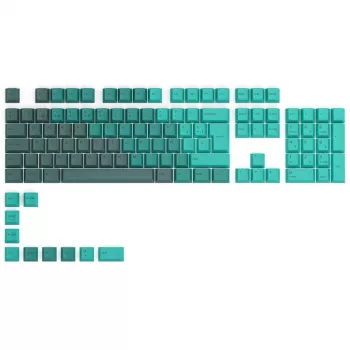 Glorious GPBT Keycaps - 115 teclas PBT, ISO, distribución ES, Rain Forest