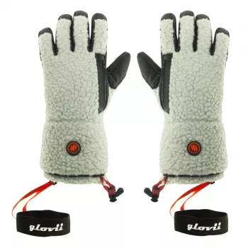 Guantes con calefacción GLOVII GS3XL XL - fibra de carbono, 3 niveles de calor, recargables, compatibles con pantalla táctil