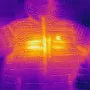 Glovii GTMGXL Chaqueta calefactable con fibra de carbono, 3 zonas de calor, batería de 5200mAh, negra, talla XL