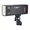 Godox AD200Pro II kit de flash de bolsillo con Bare Bulb y Fresnel Head, 200Ws, TTL/HSS, sistema X de 2,4GHz