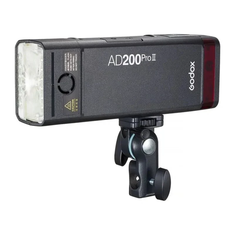 Godox AD200Pro II kit de flash de bolsillo con Bare Bulb y Fresnel Head, 200Ws, TTL/HSS, sistema X de 2,4GHz