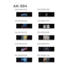 Godox AK-S04 set deslizante – 6 patrones gobo de acero inoxidable para cabezal de flash redondo AK-R1