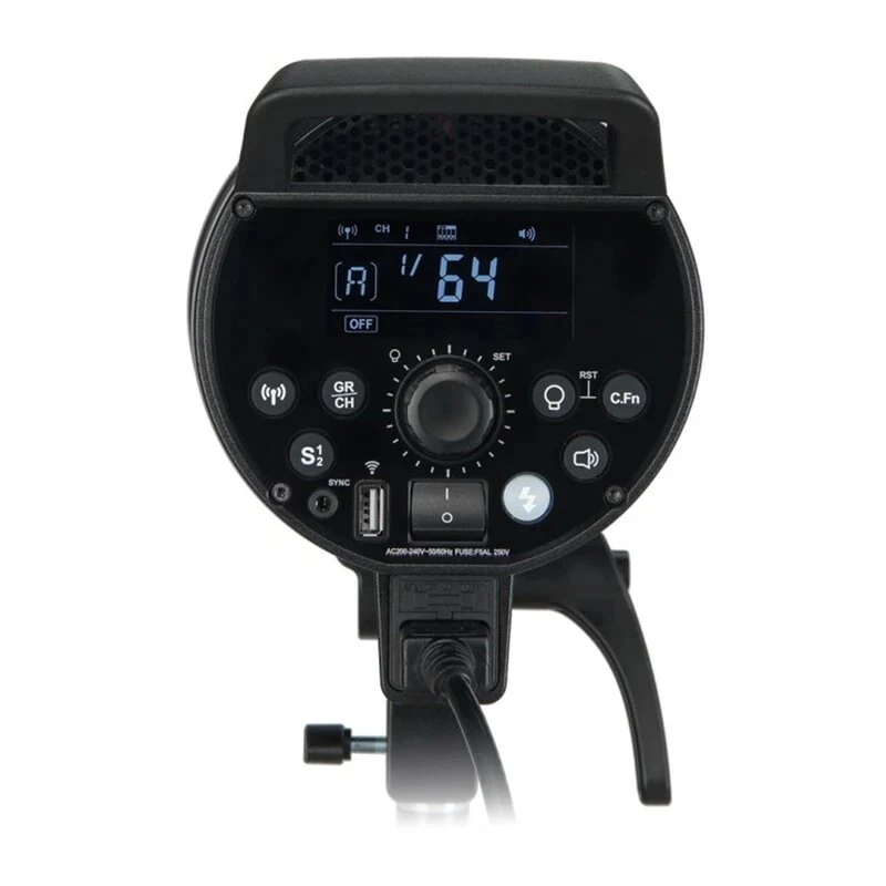 Flash de estudio Godox DP400IIIV 400Ws con luz de modelado LED de 30W, sistema inalámbrico X 2,4G, montura Bowens, 5600K