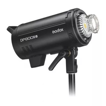 Flash de estudio GODOX DP800IIIV 800Ws con sistema inalámbrico X 2,4G, montura Bowens, luz de modelado de 150W