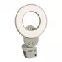 GODOX LR30Bi Anillo de luz - Anillo de luz LED bicolor de 30W con CRI 96, 2800K-8500K, USB-C PD y fuente de alimentación, soporte para smartphone, espejo