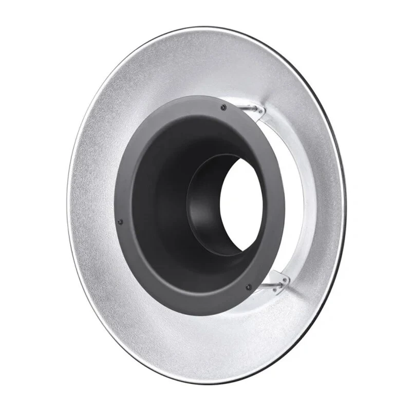 Godox RFT-25S reflector plateado de 25cm para flash de estudio con montura Godox