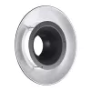Godox RFT-25S reflector plateado de 25cm para flash de estudio con montura Godox