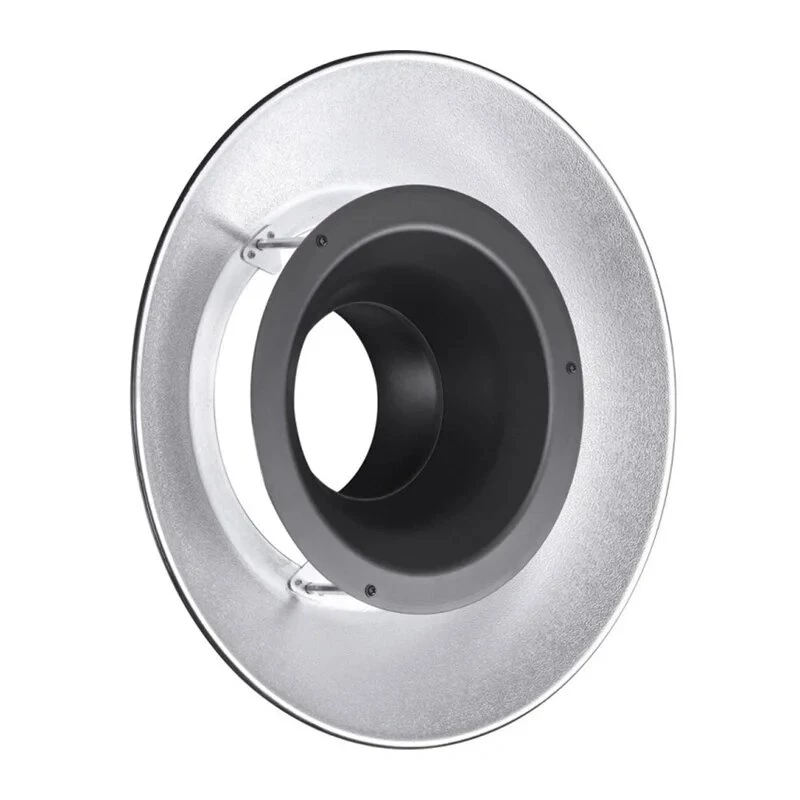 Godox RFT-25S reflector plateado de 25cm para flash de estudio con montura Godox