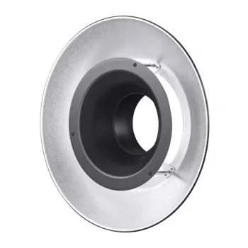 Godox RFT-25S reflector plateado de 25cm para flash de estudio con montura Godox