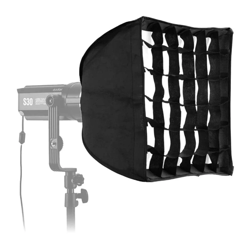 Softbox Godox SA-30 con rejilla (30x30cm) para luz LED S30