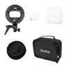 Godox SFUV6060 soporte S-Type para flash con softbox 60x60cm y bolsa de transporte kit