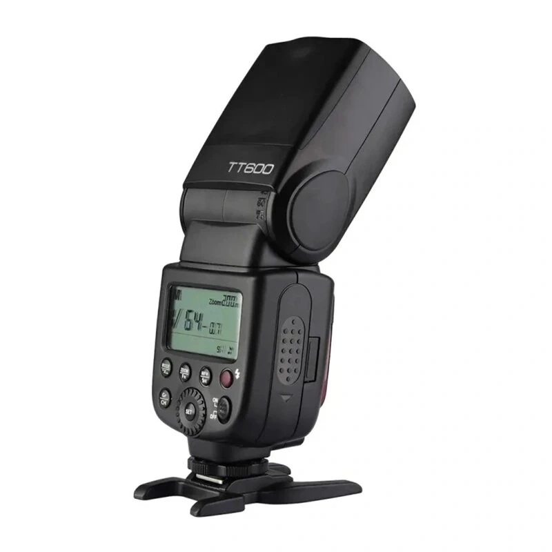 Flash para cámara Godox TT600 con sistema inalámbrico X 2,4G, GN60, HSS hasta 1/8000s, modo manual y multi