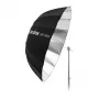 Godox UB-165S Paraguas parabólico profundo plateado de 165cm