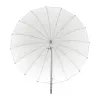 Paraguas reflector parabólico GODOX UB-165W de 165cm con 16 varillas plateadas y bolsa de transporte