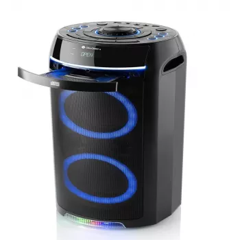 Gogen BPS736CD altavoz Bluetooth con CD, radio FM, USB, AUX, negro
