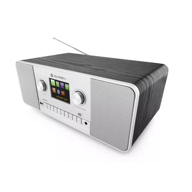 GoGen IR 257 BTDAB radio digital por internet plateada