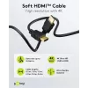 Goobay 80105 cable HDMI Soft High-Speed con Ethernet - 5m negro