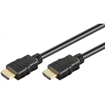 Goobay 80105 cable HDMI Soft High-Speed con Ethernet - 5m negro