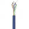 Goobay cable de red Cat 6a U/UTP, 305 m, cobre macizo, AWG 23, LSZH, azul (96097)