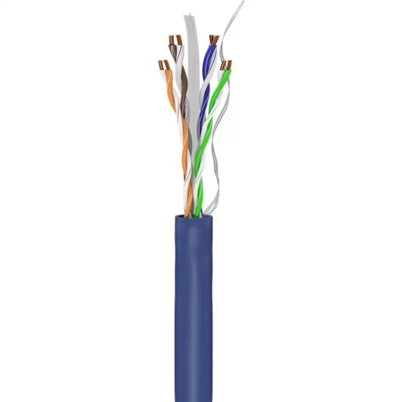 Goobay cable de red Cat 6a U/UTP, 305 m, cobre macizo, AWG 23, LSZH, azul (96097)