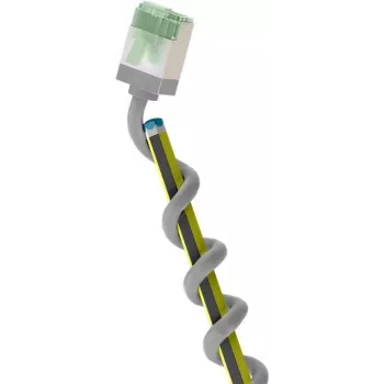 Goobay cable patch CAT 8.1 ultra flexible Slim U/FTP, gris, 0,25 m 74344