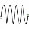 Goobay Cable de conexión ultraflexible Cat 8.1 Slim U/FTP, conectores extracortos, 5 m, negro (74356)