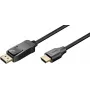 Goobay cable DisplayPort a HDMI 1,8 m 4K UHD negro 80527