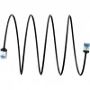 GOOBAY Cable de red Cat.6a Slim ultraflexible, U/FTP (Negro, 2m, conectores extraplanos) 74319