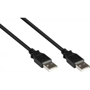 Good Connections Alcasa Cable USB 2.0 A a A, 0,5 m, negro