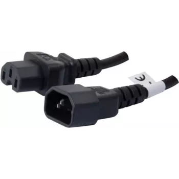 Good Connections cable de alimentación para aparatos calientes C14 a C15, 1,8 m, 10 A, 250 V, negro 808361
