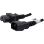 Good Connections cable de alimentación para aparatos calientes C14 a C15, 1,8 m, 10 A, 250 V, negro 808361